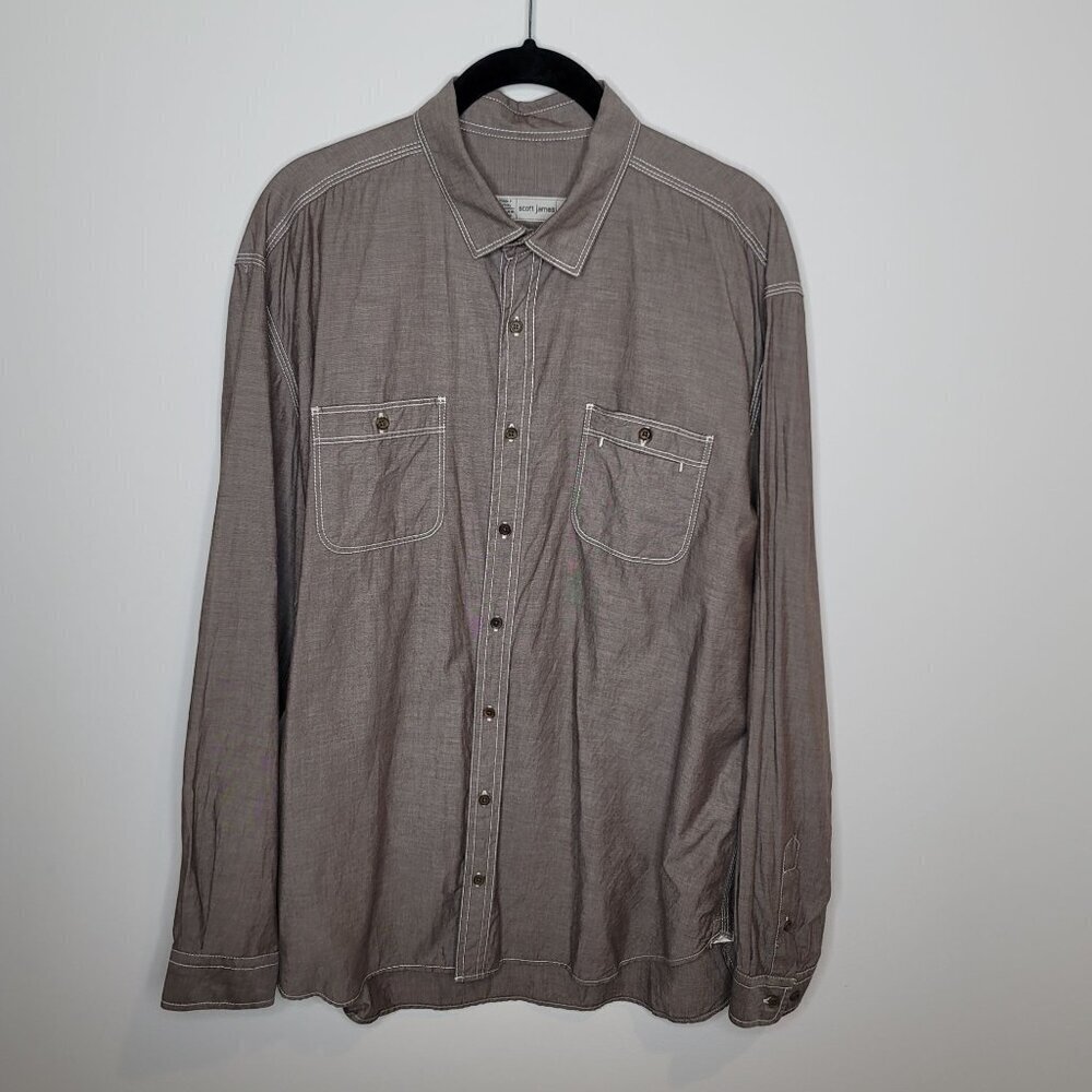 Scott‎ James Button Up Mens Large